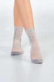 Socken Laila Glitter Grau