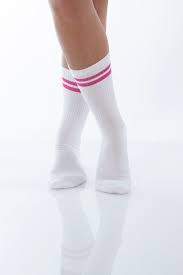 Socken Serena Weiss Pink