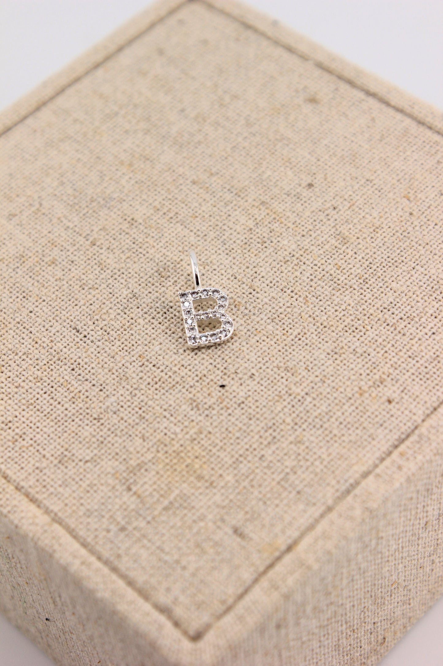 Anhänger Buchstabe B Zirkonie