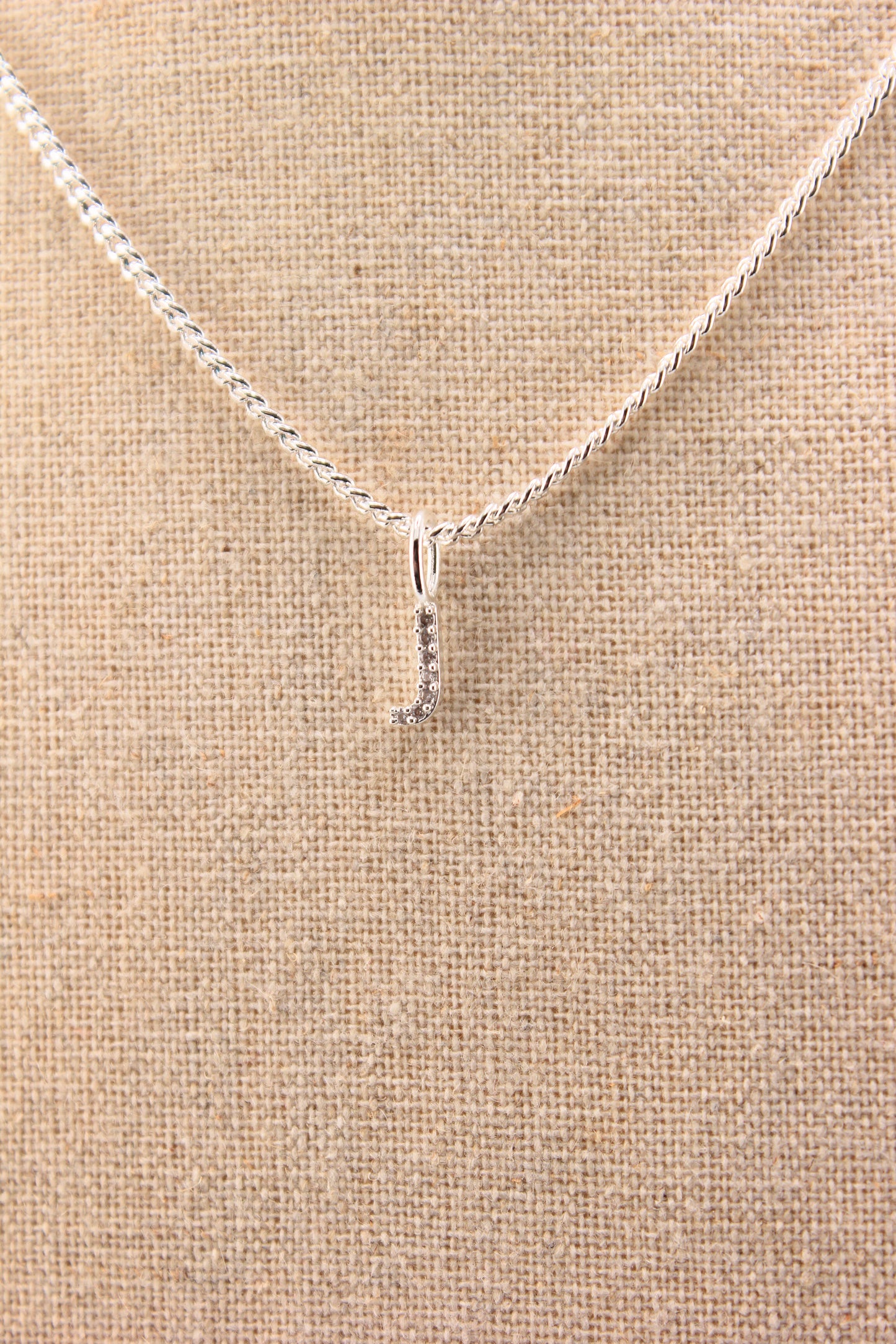 Anhänger Buchstabe J Zirkonie