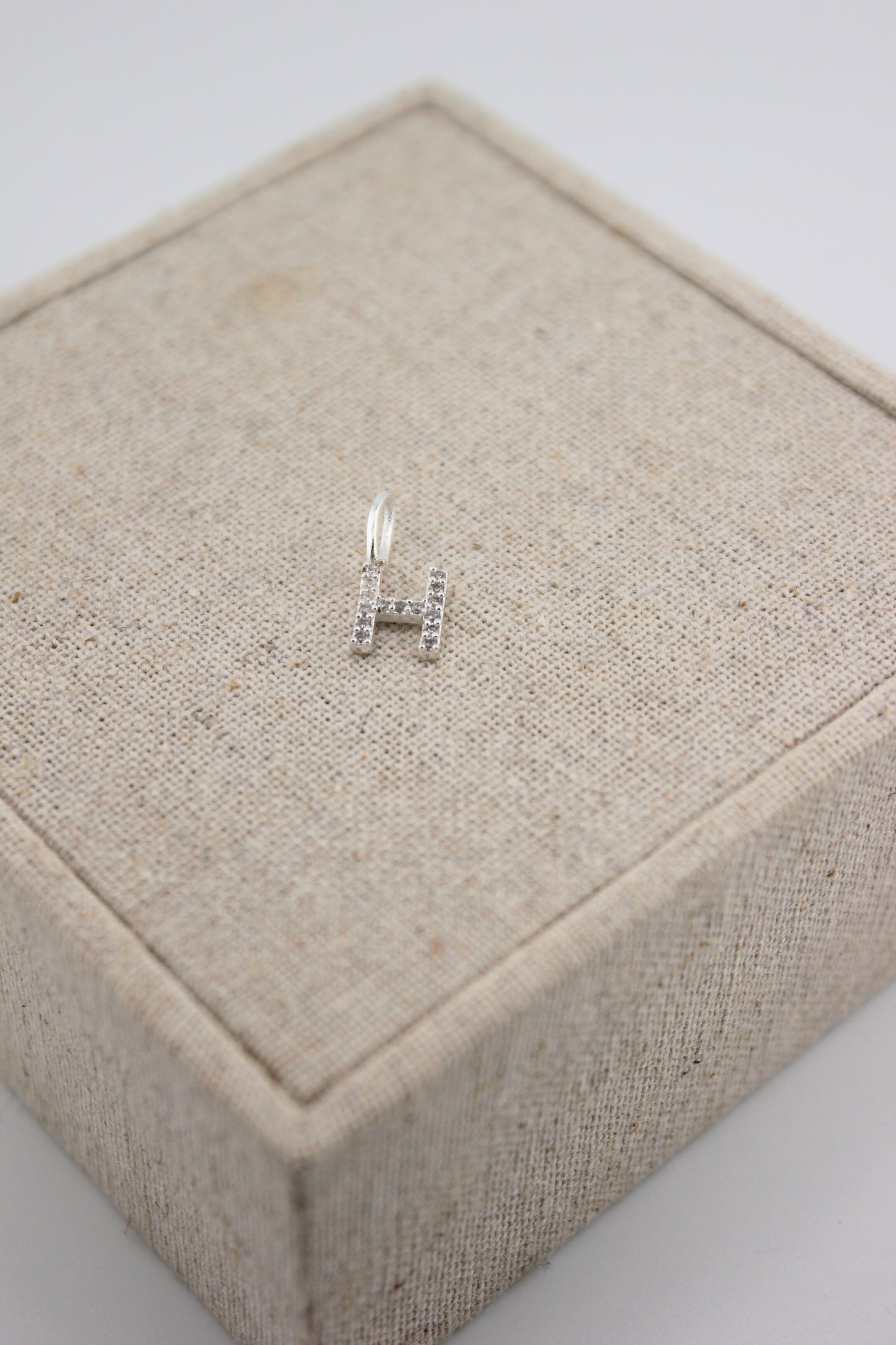 Anhänger Buchstabe H Zirkonie