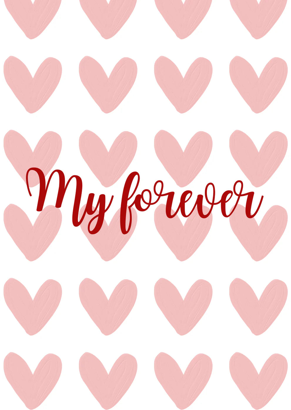 Karte "my forever"
