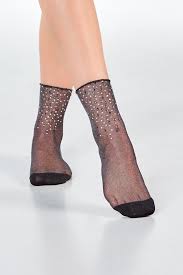 Socken Laila Glitter Schwarz