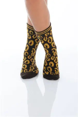 Socken Elvira Braun/Gelb