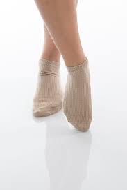 Socken Emma Glitzer Beige