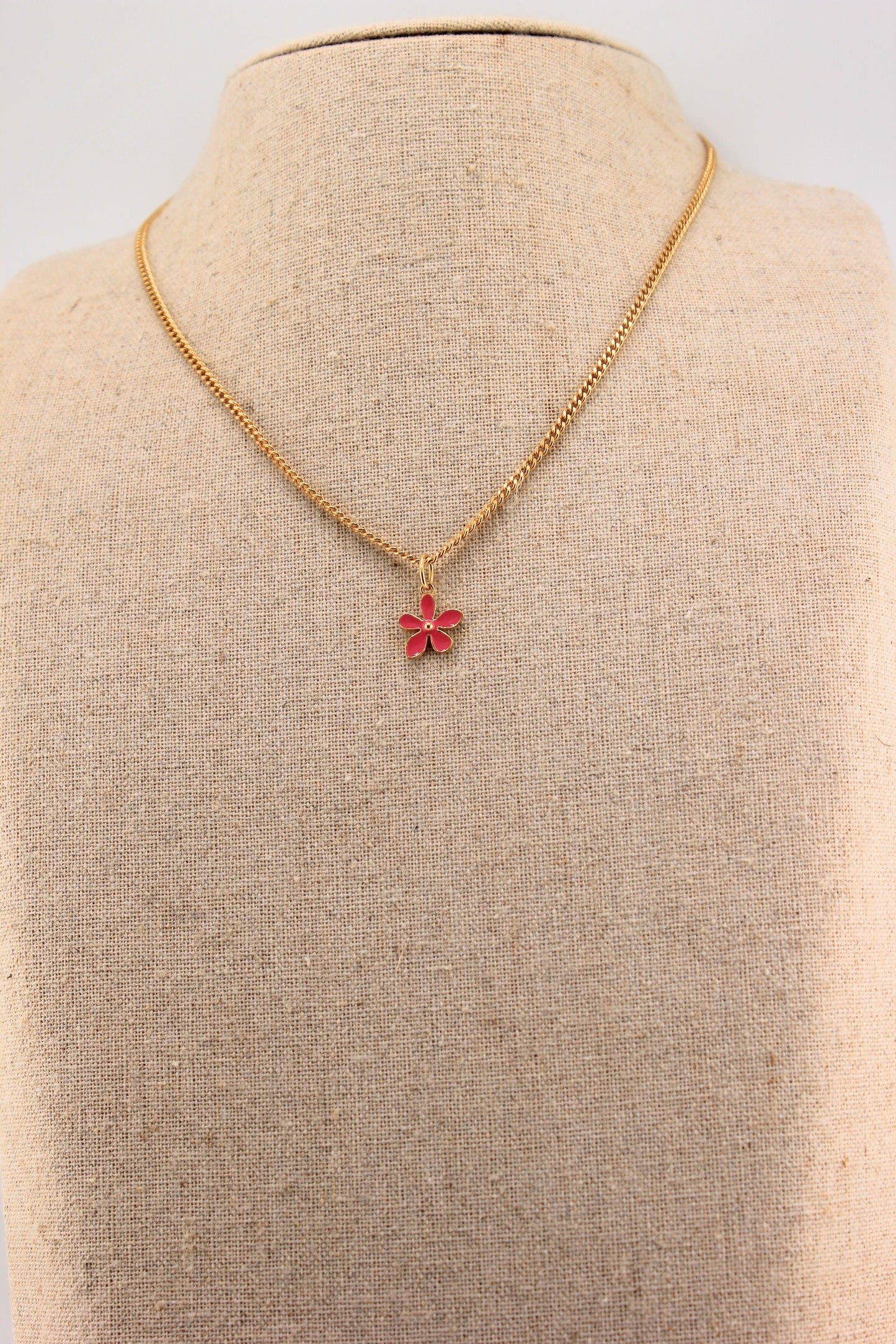 Anhänger Blume Klein Pink