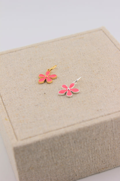 Anhänger Blume Klein Pink