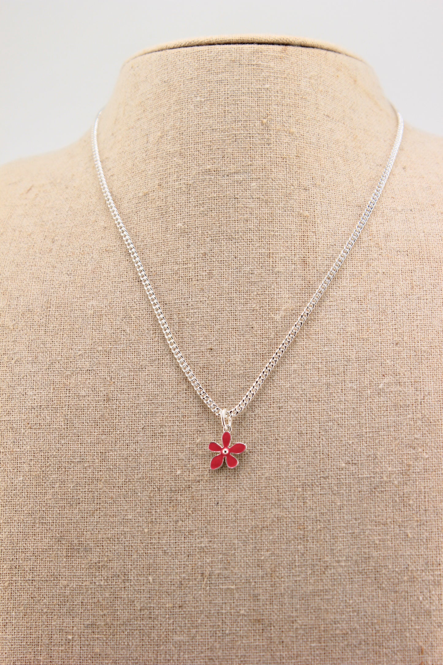 Anhänger Blume Klein Pink