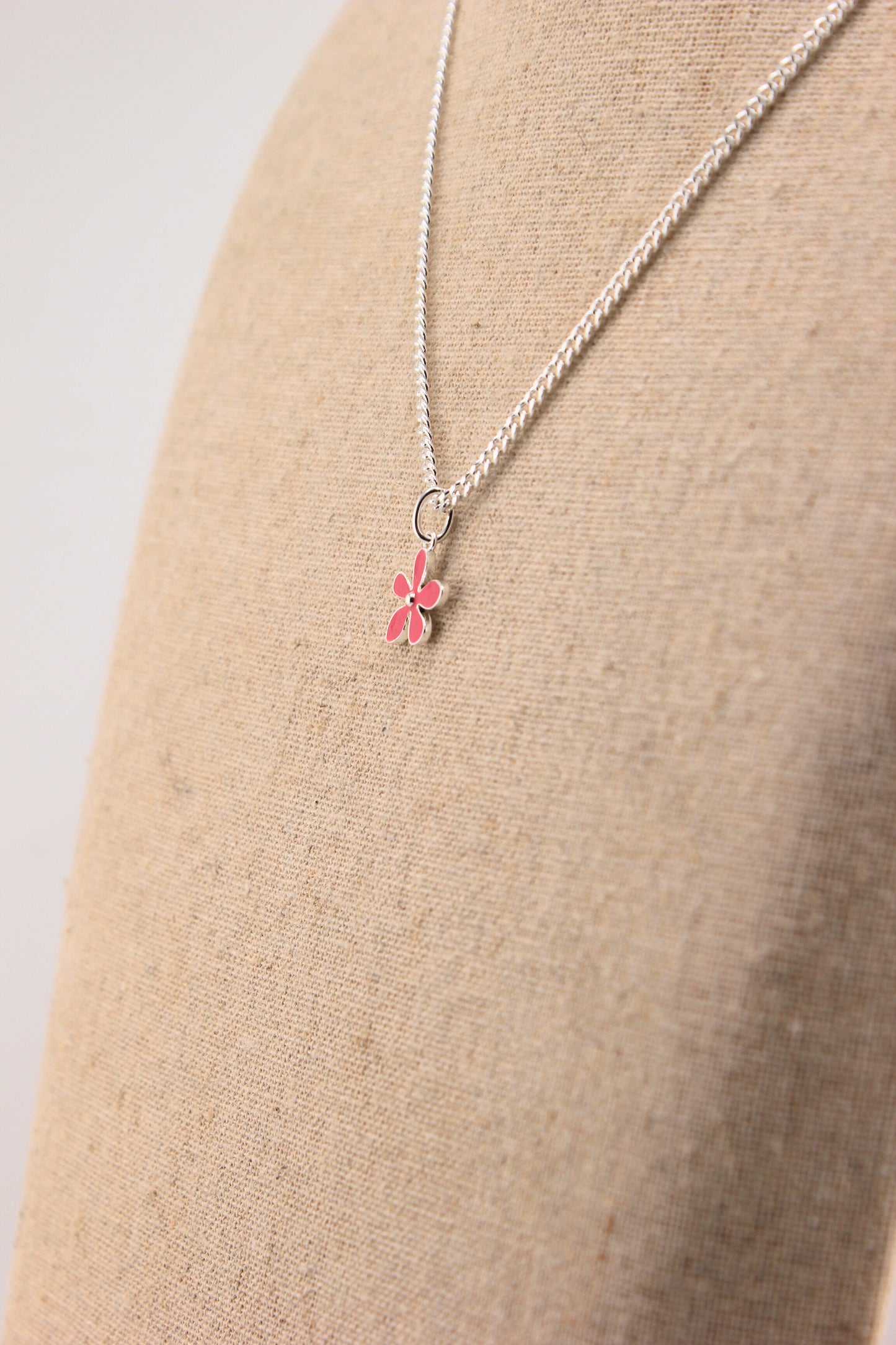 Anhänger Blume Klein Pink