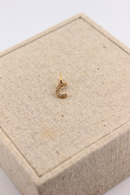 Anhänger Buchstabe C Zirkonie