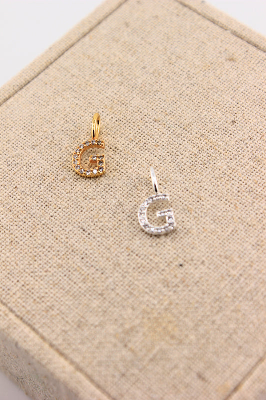 Anhänger Buchstabe G Zirkonie