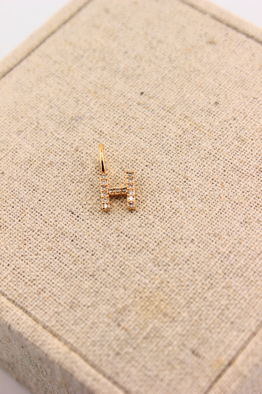 Anhänger Buchstabe H Zirkonie