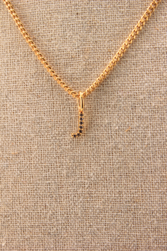 Anhänger Buchstabe J Zirkonie