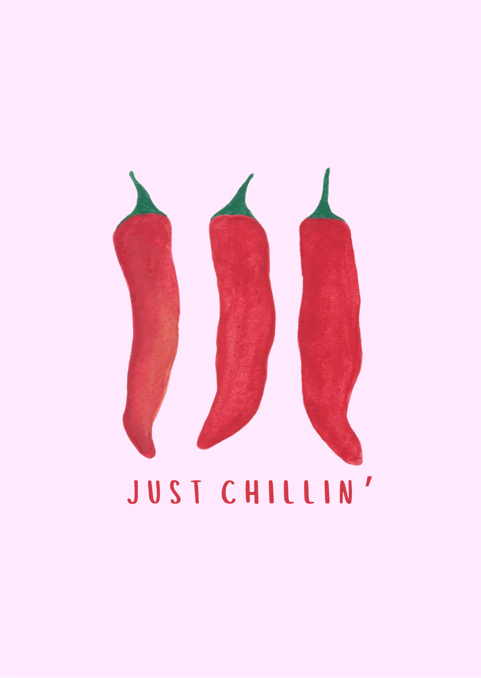 Karte "Just chillin"