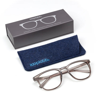 Lesebrille THE GEORGE Man Crystal Black