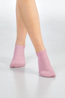 Socken Emma Glitzer Rosa
