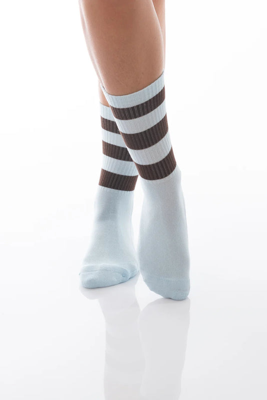 Socken Angelique sky/schoko