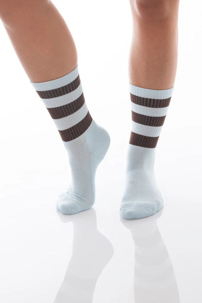 Socken Angelique sky/schoko