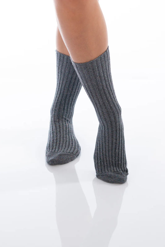 Socken Cara Grey Glitzer